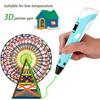 3D Pen LED Screen DIY 3D Printing Pen 50M PLA Filament Creative Toy Gift For Kids Design Drawing 3D Printer Pen Drawing Stift