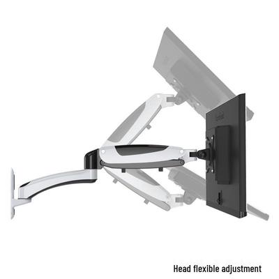 Gibbon 27" Gas Spring Free Hover Wall Mount Bracket GM112W for Monitors