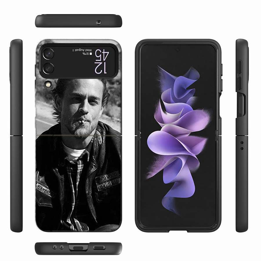 

American TV Sons of Anarchy Phone Case For Samsung Z Flip 6 7 5G Z Flip 5 Galaxy Z Flip 3 4 5G ZFlip Shockproof Hard Cover TPU P Galaxy Z Flip 3 5G