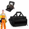 14inch Portable Tool Storage Bag Heavy Duty Tactical Tool Bag Non-Slip Base Multipurpose Work Organizer for Handyman,Carpenter