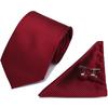 7.5Cm Business Tie Men'S Tie Set, Wedding Polyester Tie Gift Box