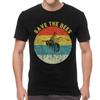Vintage Save The Bee T-Shirts Herren Streetwear Tee Tops Baumwoll-T-Shirt Kurzarm Imkerkleidung Geschenk Merch Rundhals-T-Shirt