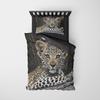Animal Leopard Print Duvet Cover Set,Bedding Set Twin/Queen/King/240x220cm/140x200 Size,2/3PC Anti-Pilling Bed Linen Decor Gift