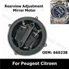 660238 660246 Auto Front Auto Rückspiegel Verstellmotor für Peugeot 206 207 306 307 308 Citroen C2 C3 C4 C5