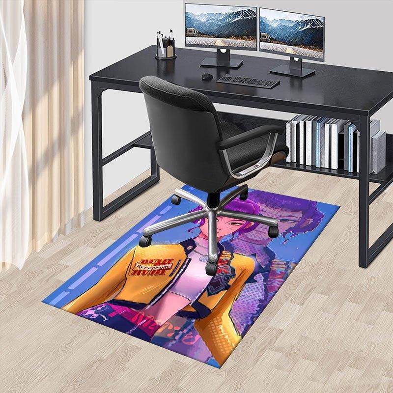 

Rurumi Retro Jacket: Vintage Style with Modern Twist Offic Chair Mat, K-pop Theme Carpet, Non-slip, Soft and Durable Leisure Rug for Interi 60cm by 90cm