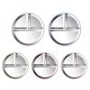 Divided Dining Plate with Suction Cups Stainless Steel Baby Plates Toddler Meal Tray Non-Slip Silicone Cover Heat-Insulated Feeding Tray