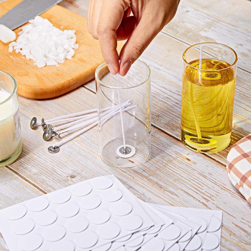 WTEMPO Lemon Shaped Scented Candle Silicone Molds, for Making Scented Candles Handmade Home Decorative Crafts Reusable Non-Stick Silicone Mould Set