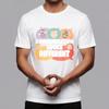 Comfortable Unisex Short Sleeve Tshirt Cotton Communication Looks Different Faces Speech Bubbles Anime Teenagers Tee Shirt