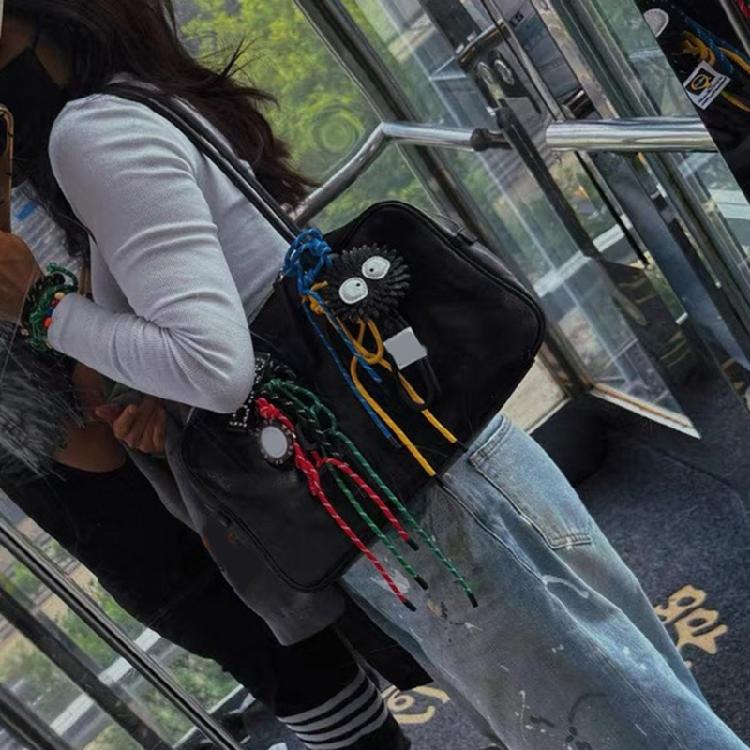 Relationship Bonding Couple Bracelet Nylon Rope Braided Handchain Adjustable Handwoven Wristchain Unisex Jewelry