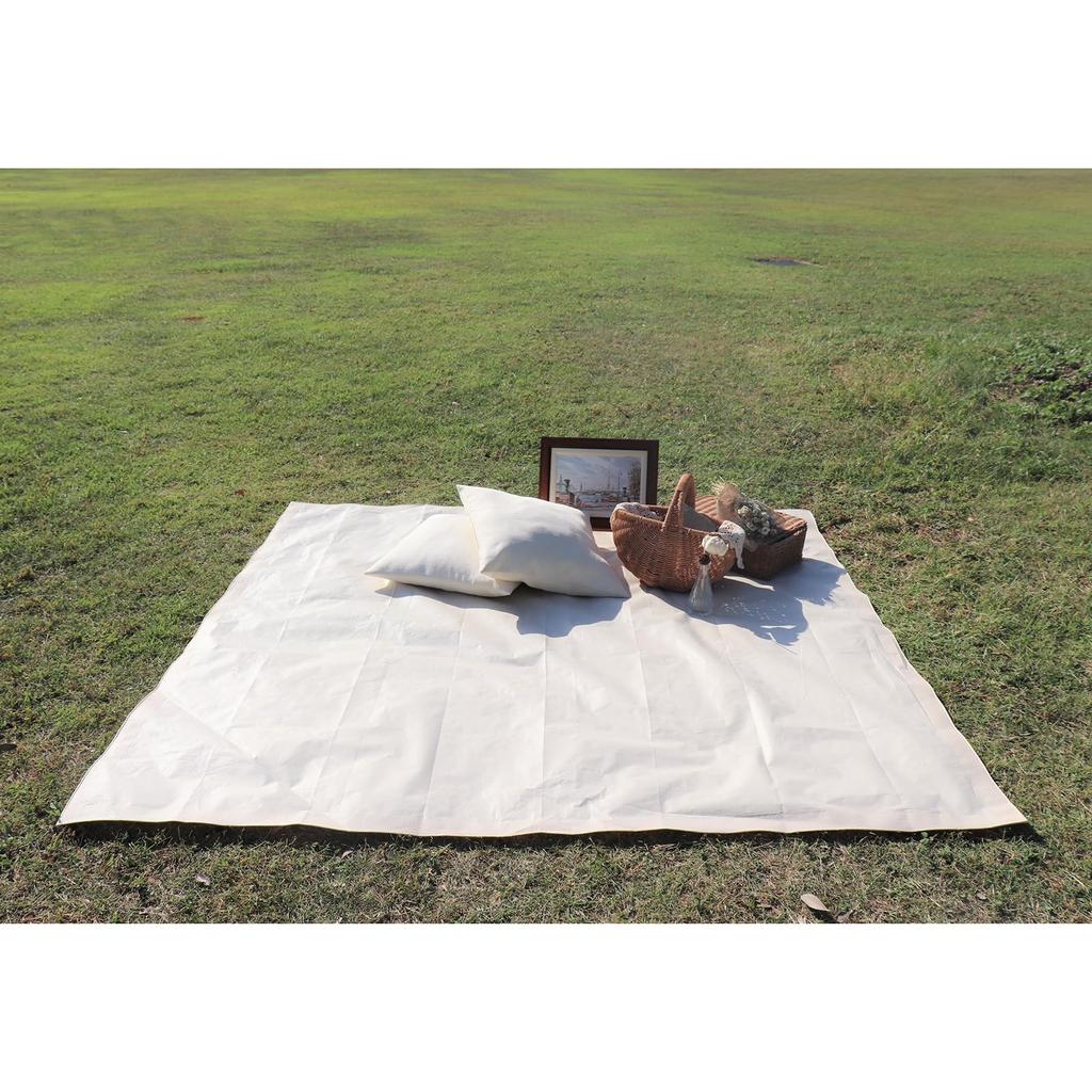 Artec Outdoor Leisure Sheet Cozy Picnic Mat x 74175 1.8m 2.7m Off-White
