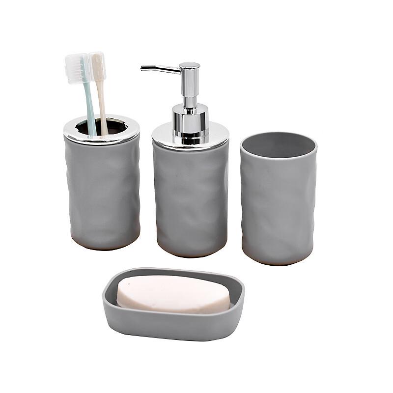 cmaos Bathroom Soap Dish & Toiletries Set