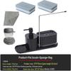 Manual Press Soap & Sponge Holder Dispenser for Kitchen & Bathroom