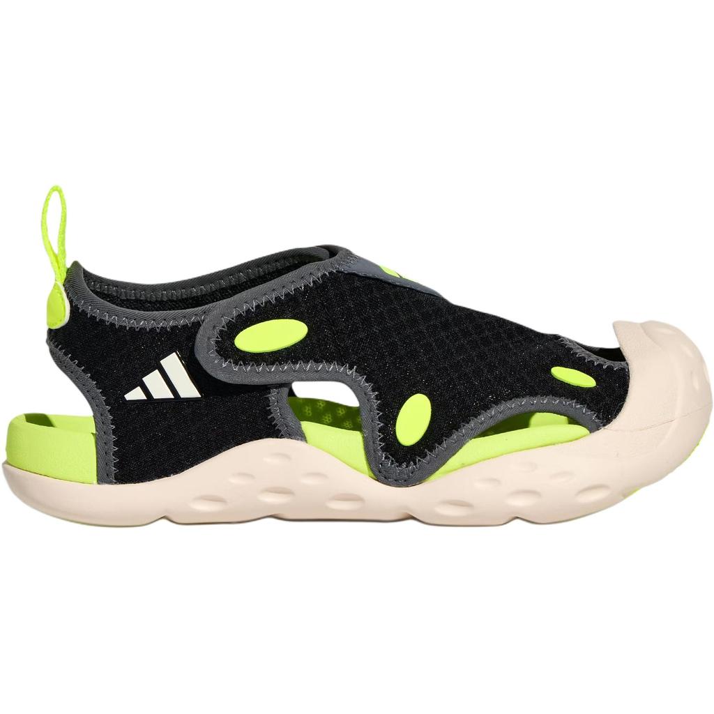 adidas STARSTRIDE Slip Resistant, Abrasion Resistant, Quick Dry Low Top Sandal Black Kids' KI8910