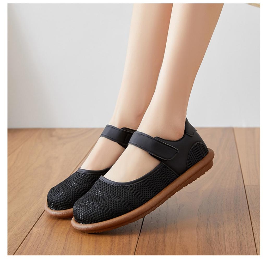 Damen Sommer Neue Schuhe, Kinder Vielseitige Atmungsaktive Freizeitschuhe, Weich Besohlte Nicht Ermüdende Stoffschuhe