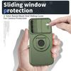 For Samsung Galaxy A34 5G Case Slide Camera Window TPU+PC Magnetic Phone Cover