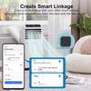 Tuya WiFi/ ZigbeeTemperature Humidity Sensor with External Probe for Smart Life App Alarm Control Support Alexa Google Assistant