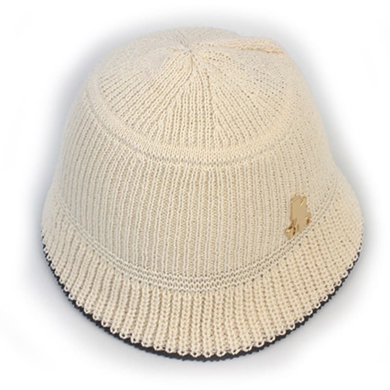 Universal Chemistry Summer Edge Ivory Knit Bucket Hat