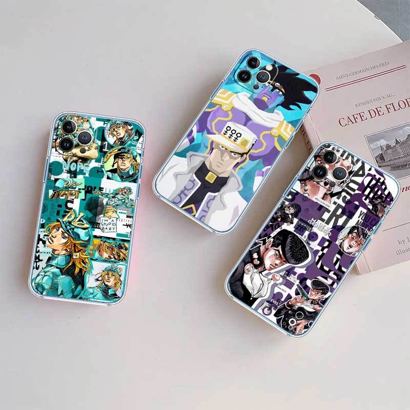 JoJo's Bizarre Adventure Case for Motorola E7 E22 E20 E13 E15 E22S E30 E40 G10 G20 G04 G22 G23 G05 G75 G35 G55 G6 G7 G8 G9 Plus Power Play