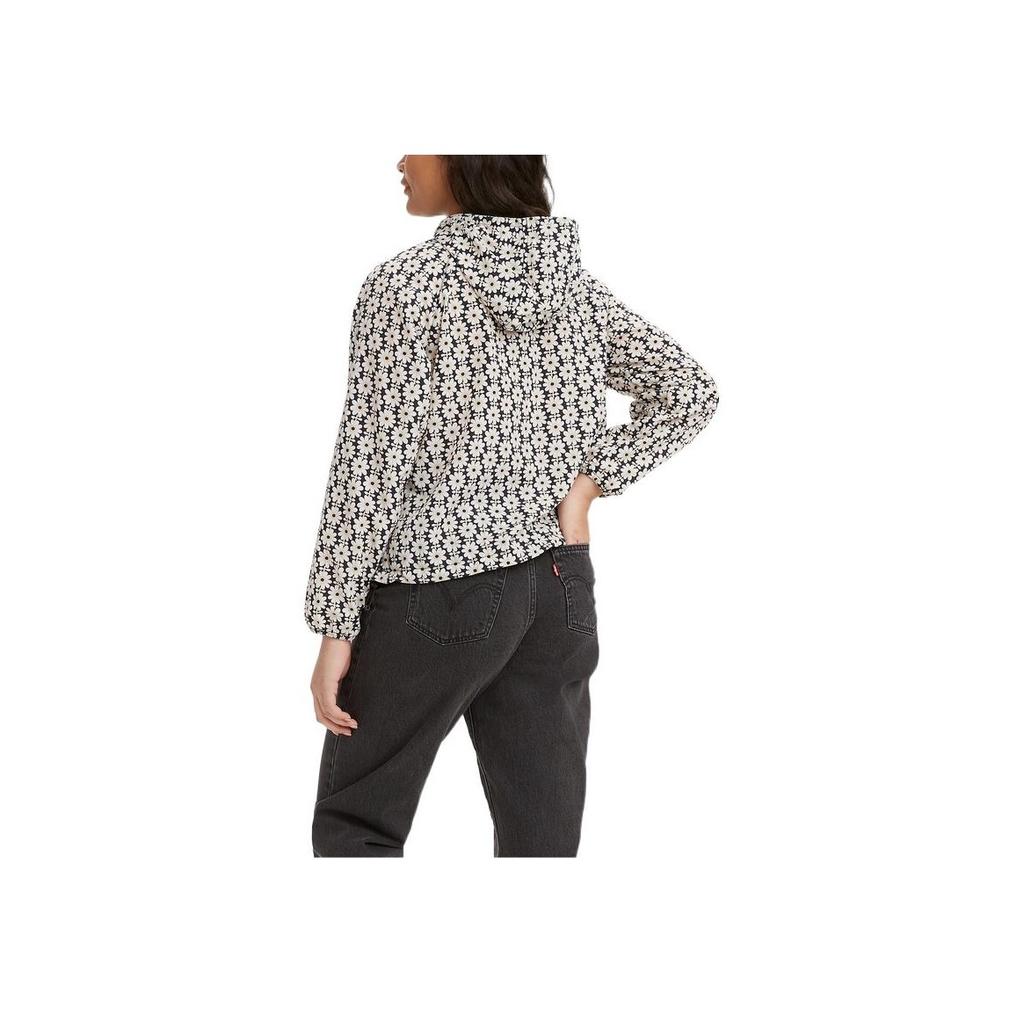 Levis Veste légère décontractée à capuche ample à motif floral intégral Veste Femme Multicolore 24591-0003