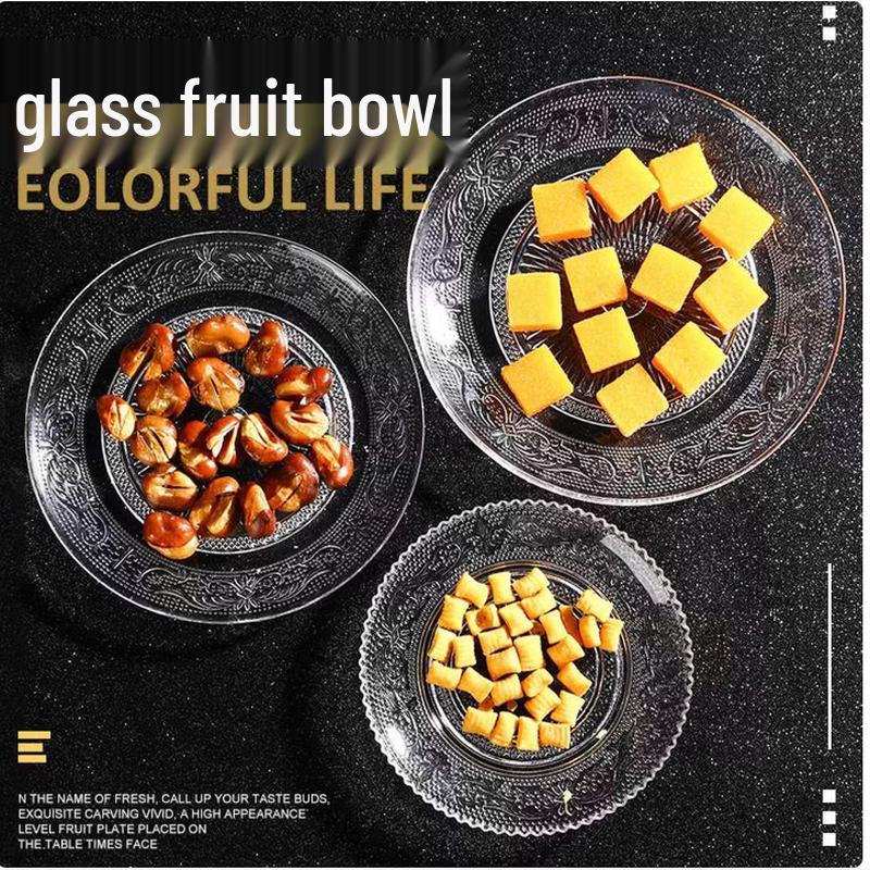 SIFAR 6-inch Pearl Glass Fruit Plate