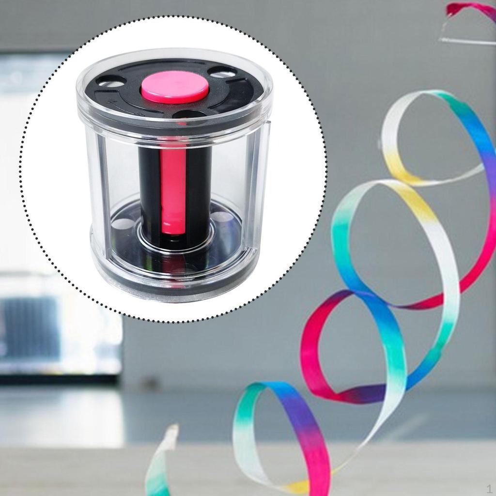 Dance Ribbon Storage Box, Transparent, Reusable, Spacious, for Gymnastics, Ideal Competitions