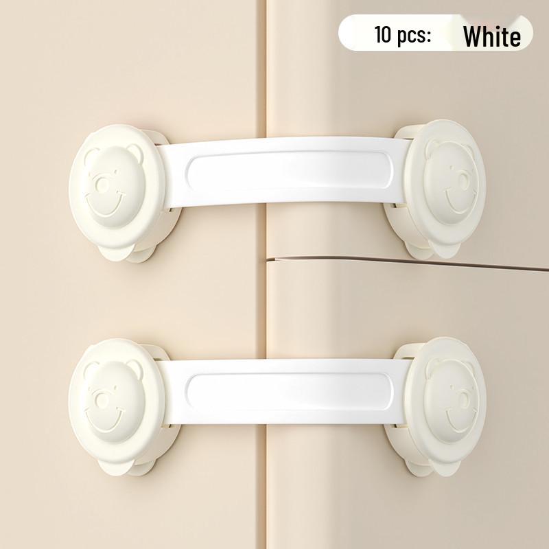 Child Safety Drawer and Door Lock - Anti-Pinch, Anti-Open Protection for Cabinets and Refrigerators