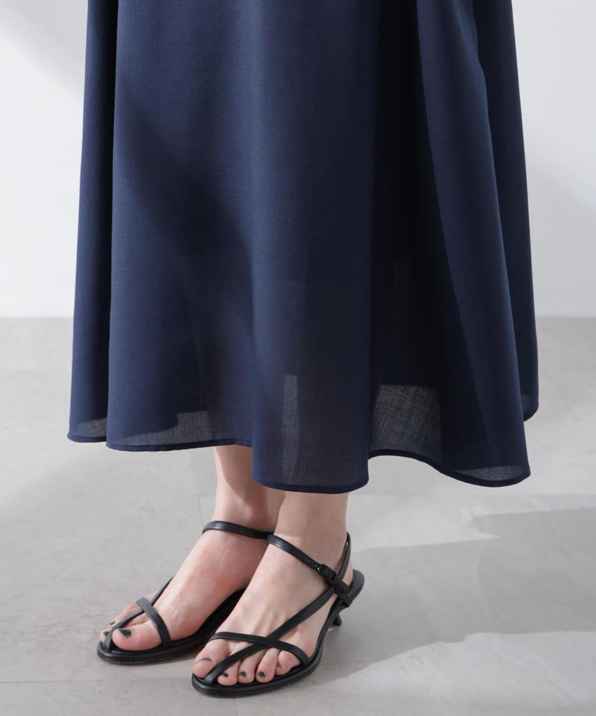 Nano Universe Belted Viella Size S Women's Dress, 040, Beige, 669-5119308