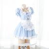 Japonské lolita šaty pro služebnou s ramínky na krk