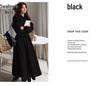 Autumn & Winter Plus Velvet Hoodie Dress: Ankle-Length, Waist-Cinched, Plus Size, Slimming Fit for Super Fairy Students