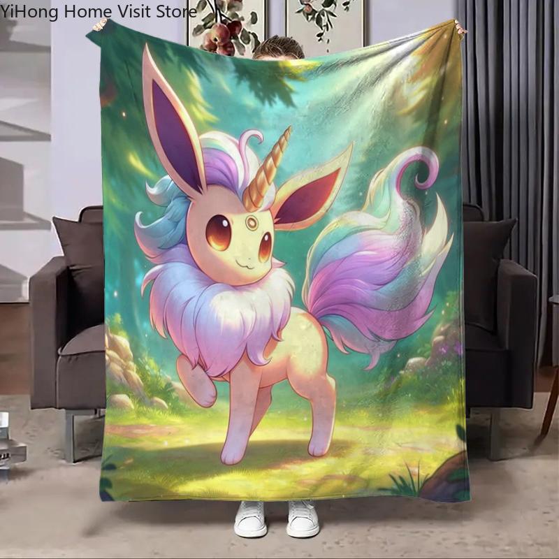 Charizard Pokemon Japan Cartoon Flannel Blanket Fluffy Children and Adults Sofa Plush Bedspread Throw Lunch Blanket for Sofa Bed