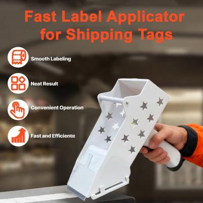Manual Label Applicator Portable Handheld Barcode Sticker Applicator Flat Round Bottle