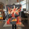 Blaziken  Print Flannel Blanket, High Quality Comfortable for All Seasons, Home Decor, Warmth and Comfort