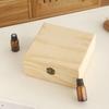 12/25 Slots Wooden Storage Box Carry Organizer Essential Oil Bottles Aromatherapy Container Storage Box Case