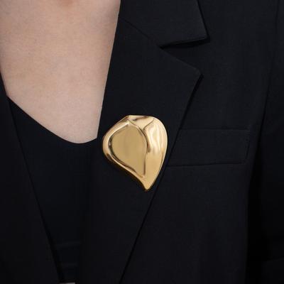 Uregelmæssig Kærlighed Metal Broche Let Luksus Niche Pin Corsage