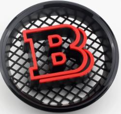 

18.5cm ABS B Logo front grille Emblem Badge for BRABUS w204 w245 vito metris G-class V-class G63 G65 W463 G500 G350 GLK