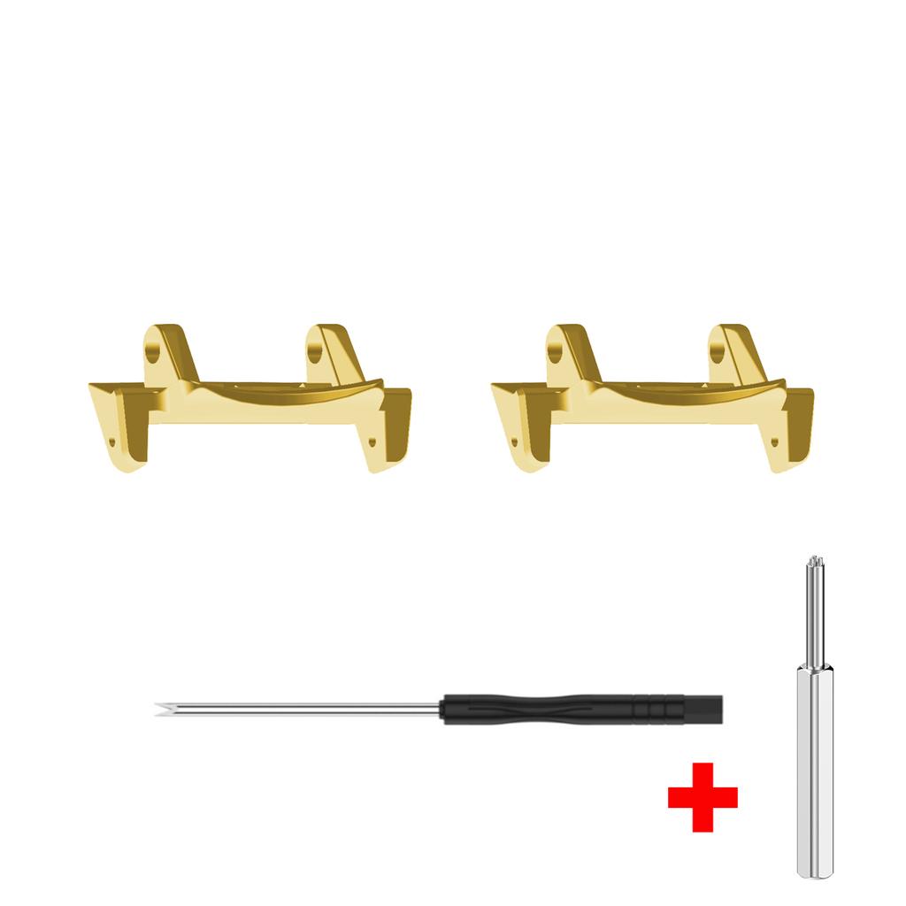 Metal Watch Band Adapter/ Clasp/ Connector for AMAZFIT T-Rex 3 Smartwatch Comes with Remove Screwdriver Smartwatch Accessories