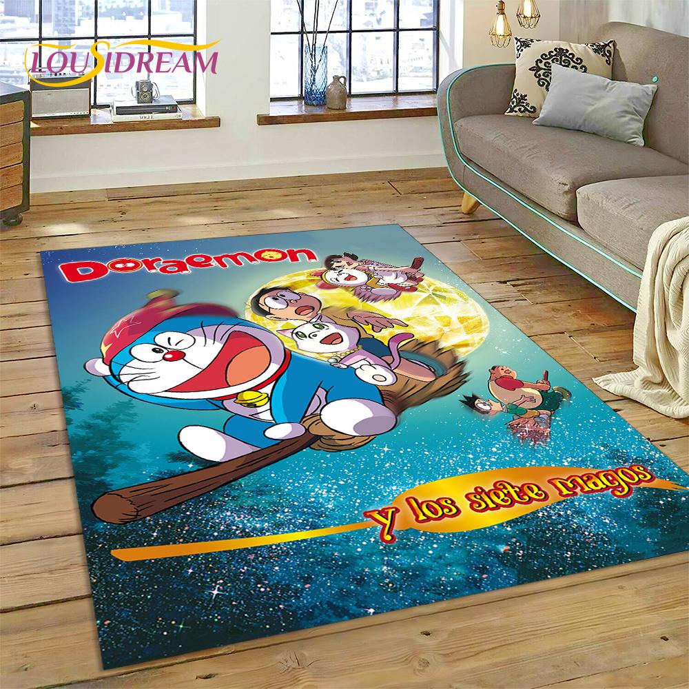 3D Cartoon Dream D-Doraemon Anime Rug Carpet for Living Room Bedroom Home Decor,Floor Mat Non-slip Decoration for Sofa Doormat