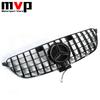 FCM5   GTR Style Racing Grille With Illuminated OE Style LED Emblem Logo Badge For Mercedes Benz GLE-Class C292 2016-2019 GLE450 GLE43