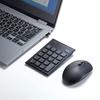 Sanwa Supply Wireless Keypad and Mouse USB A Set, Quiet, Connection, Black, NT-WL23SETBK