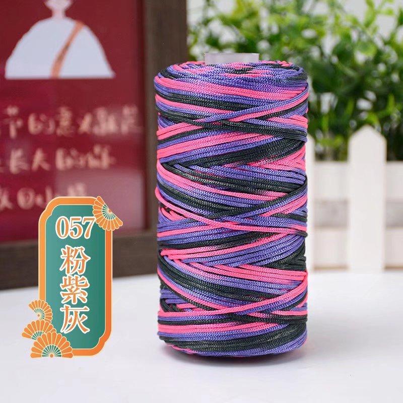 Mercerized Ice Hemp Thread 100G Shaft Medium And Thin Hollow Thread Sun Hat Shoes Crochet Hand-Woven Thread Full Free Shipping