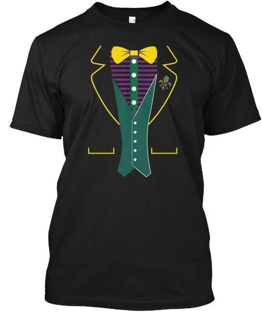 

Mardi Gras Tuxedo Tee TTshirt Made in the USA Size S to 5XL L