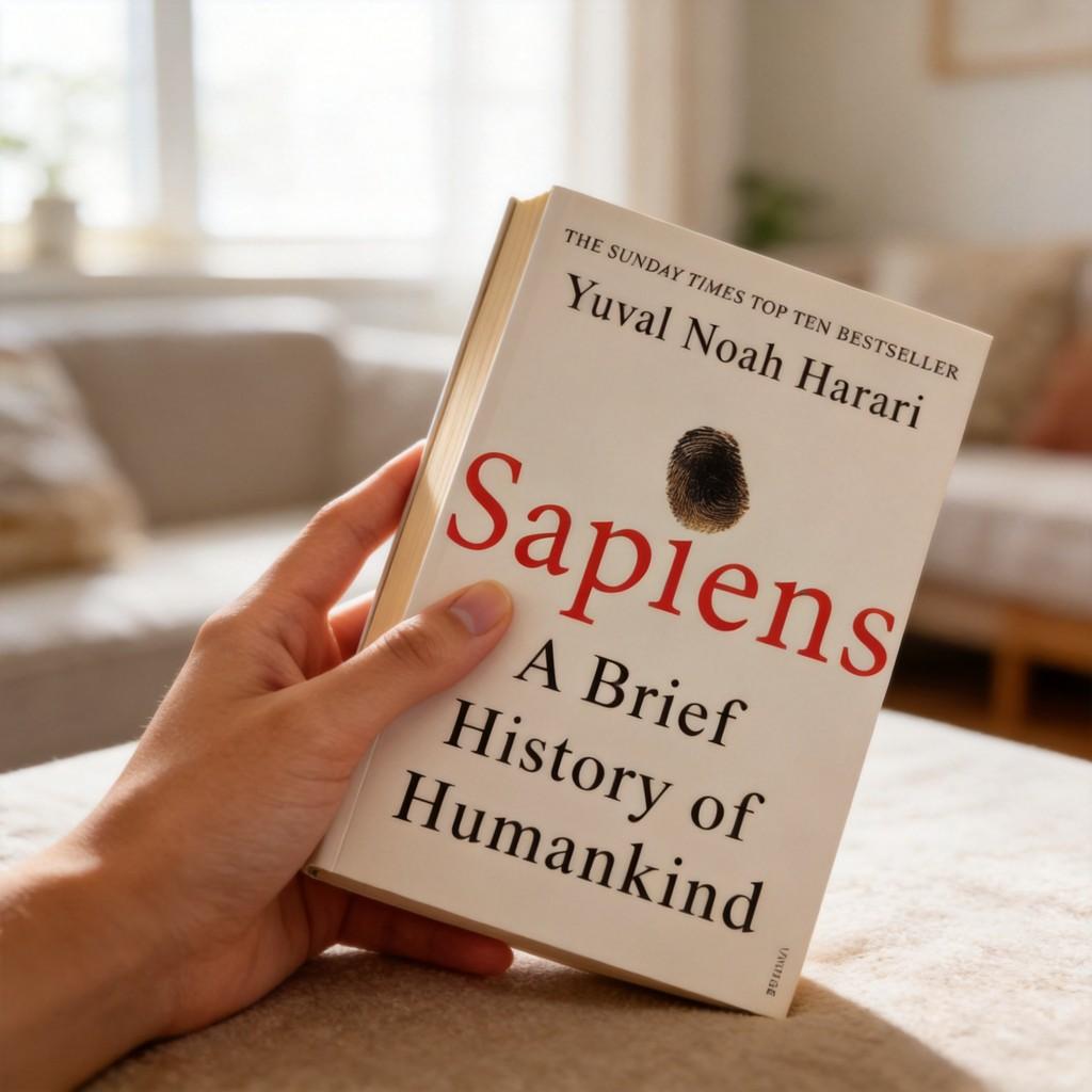 Sapiens Une Brève Histoire de l'Humanité Livre Avec Pages Illustrées Pour les Passionnés d'Histoire
