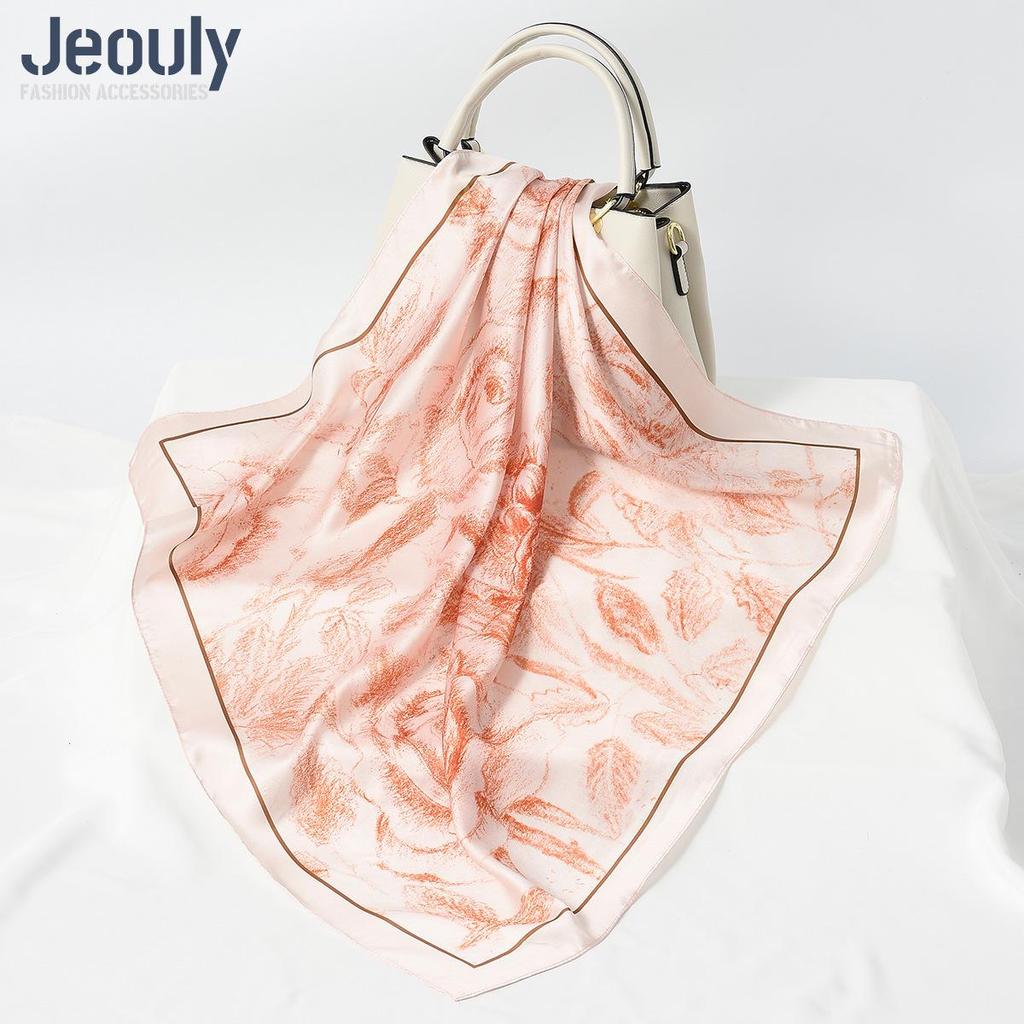 Cross-Border 70cm Silk Cashew Print Scarf - Autumn/Winter Women's Fashion Headscarf