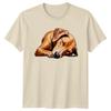 Sleeping Dog Animals Dogs Mens T-Shirt Womens Tee Graphic Unisex Top