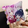 Happy Sugar Life Pillow Covers Cartoon Sofa Decorative Home Doublesided Printing Short Plush Cute Cushion Cover