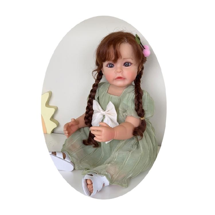 Reborns Baby Doll 22 Inch Toddler Girl Look Real with Accessories Birthday Gift