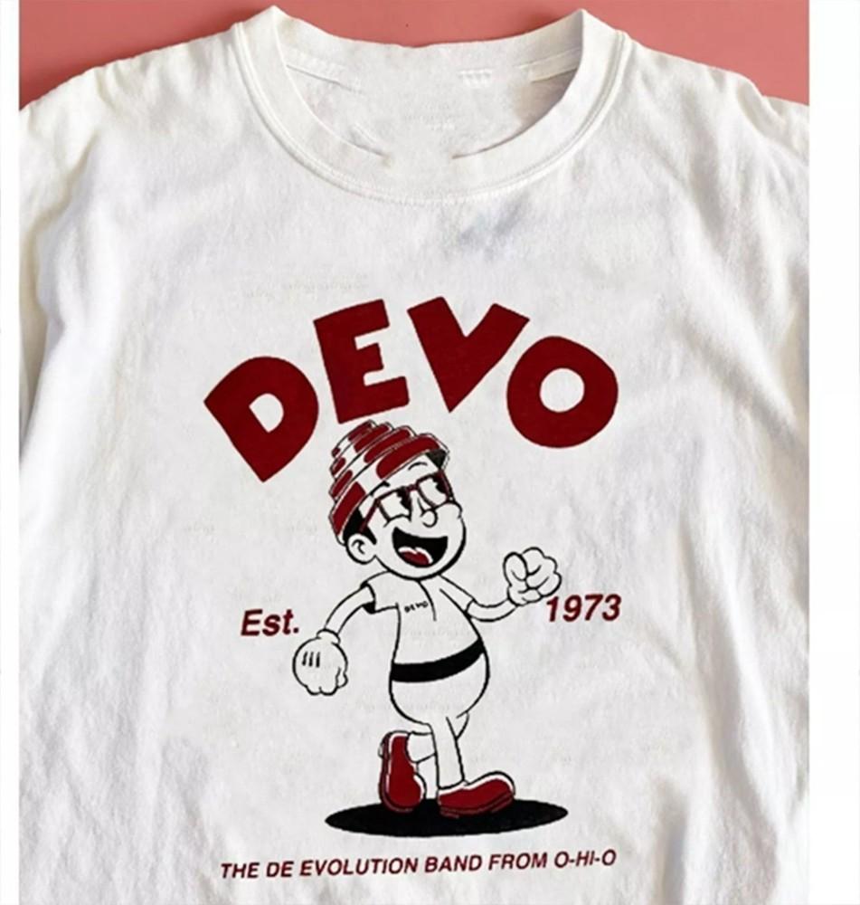 

Rare Devo Cotton Short Sleeve White All Size Unisex T-Shirt S-5XL 22D49 Unisex T-Shirt XXL