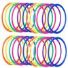10pcs plastic throwing ring target throwing set circle carnival game children's intellectual development education exercise toys