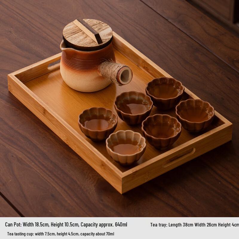 

Tea Kettle & Cup Gift Set with Bamboo Tray