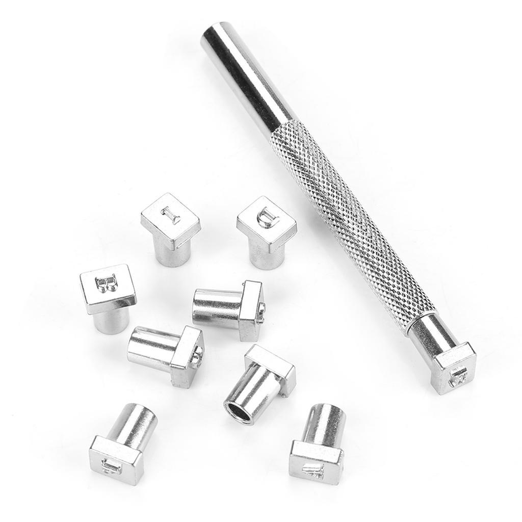 36Pcs Steel Letter Number Leather Stamper Punching Tool for   Leather Craft Printing 3mm